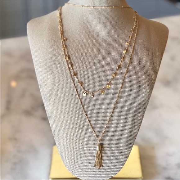 Alex And Ani Gold Layered Necklace 